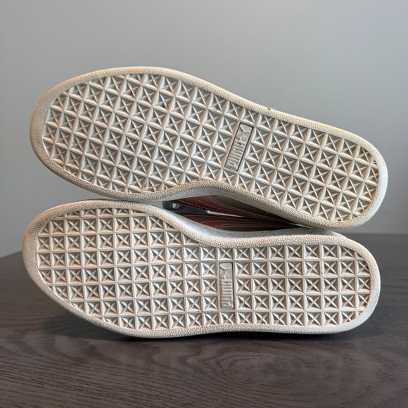 Puma Women’s Basket‎ Heart Bauble FM Sneakers Casual Silver Size 7,5 - Picture 11 of 11